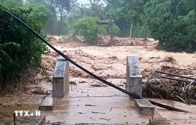 Cảnh báo lũ quét và sạt lở đất ở vùng núi