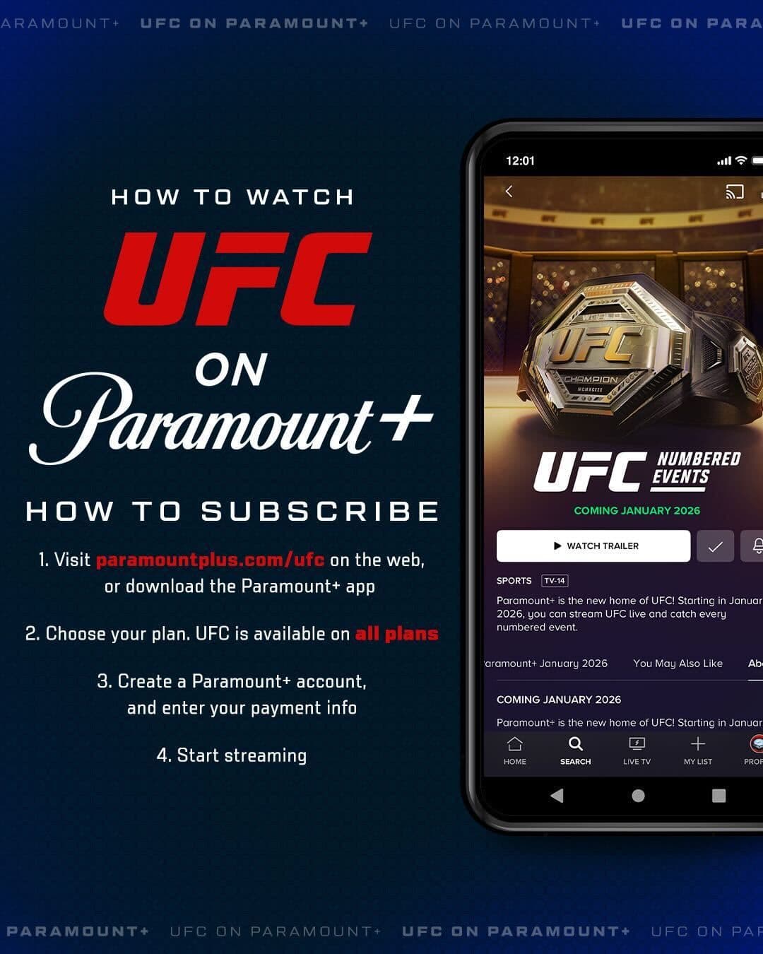 Đai vô địch UFC trên màn hình điện thoại, tượng trưng cho kỷ lục và di sản của Islam Makhachev