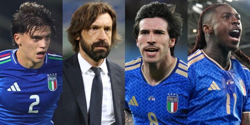 Andrea Pirlo cùng các cầu thủ Azzurri, thể hiện vai trò kiến trúc sư và nhà đổi mới chiến thuật.