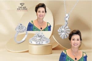 Bộ trang sức kim cương tự nhiên của bà Trương Mỹ Lan, một trong những tài sản xa hoa được kê biên và đấu giá.
