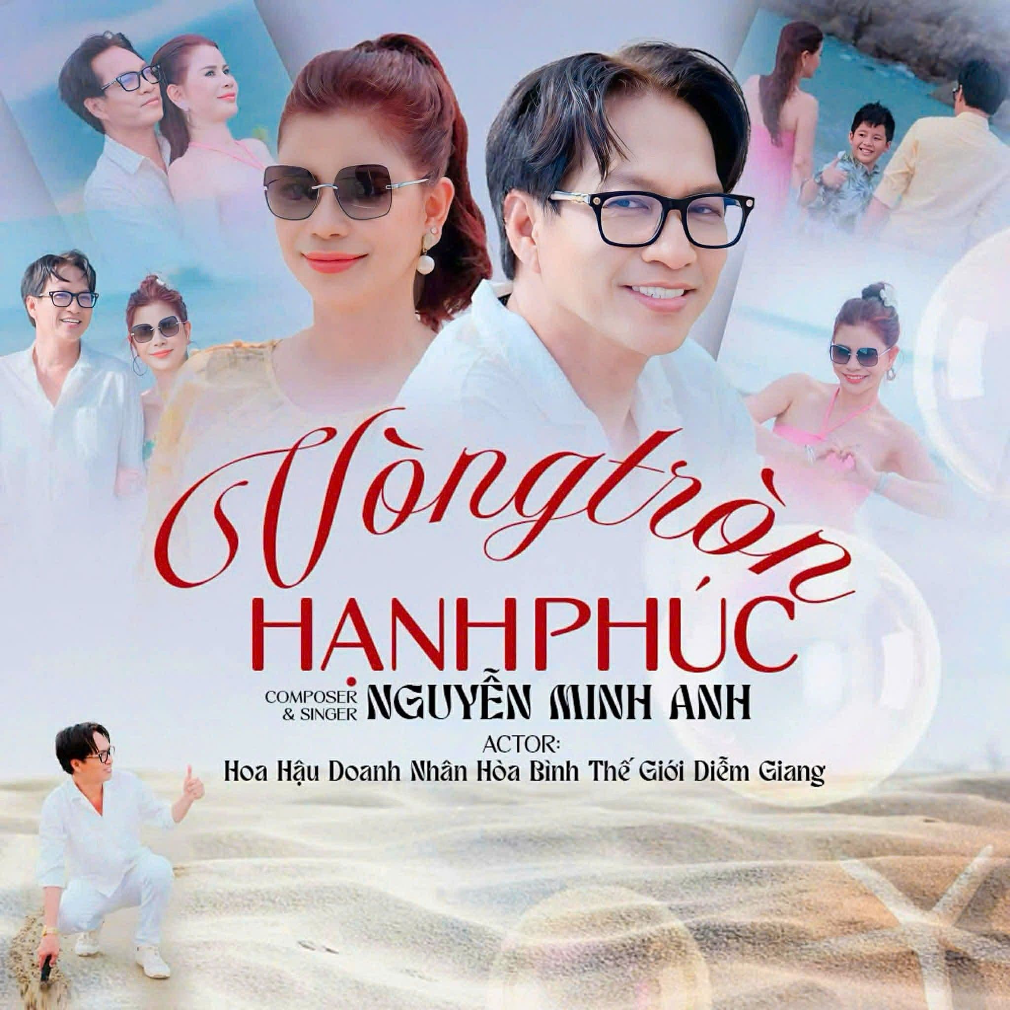 Bìa MV 'Vòng Tròn Hạnh Phúc' với ca nhạc sĩ Nguyễn Minh Anh và hoa hậu Diễm Giang
