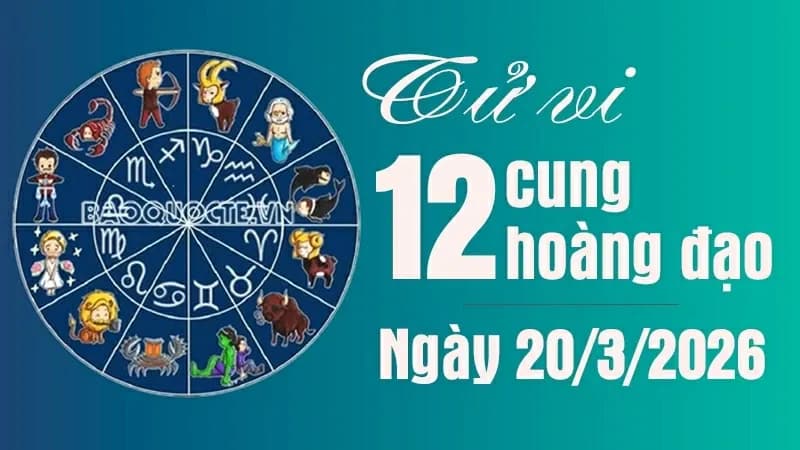 Biểu đồ tử vi 12 cung hoàng đạo tượng trưng cho may mắn và vận mệnh hôm nay