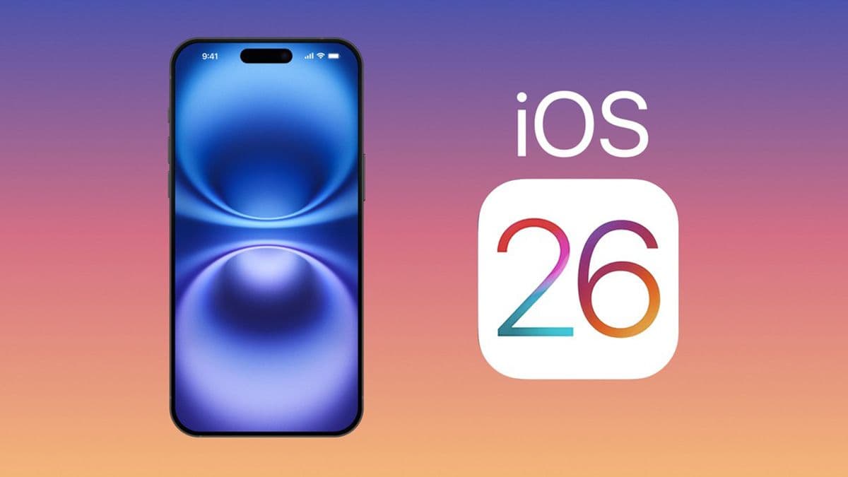 Biểu tượng iOS 26 và iPhone, minh họa cho cam kết hỗ trợ phần mềm dài hạn của Apple
