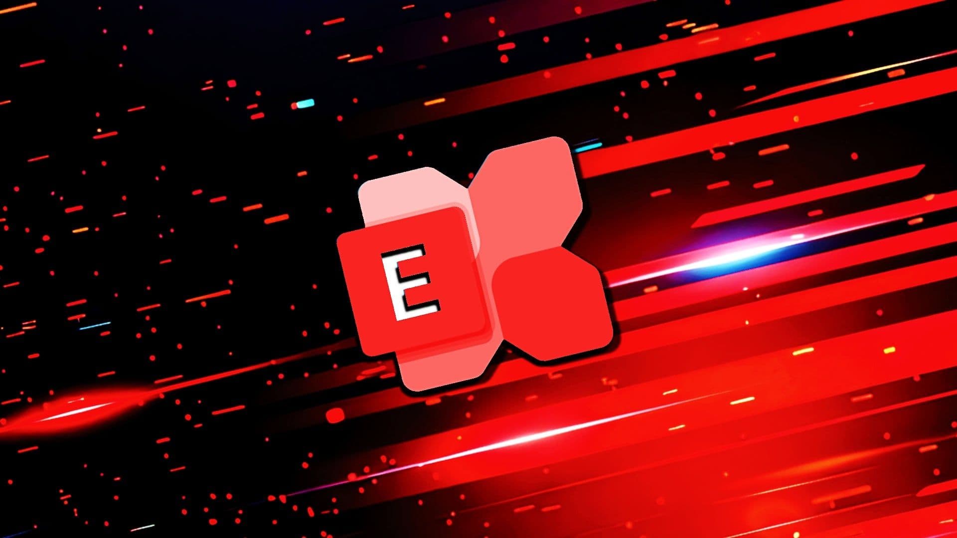 Biểu tượng Microsoft Exchange Online màu đỏ trên nền đen với các vệt sáng, minh họa sự cố hệ thống nhầm lẫn email hợp pháp là lừa đảo.