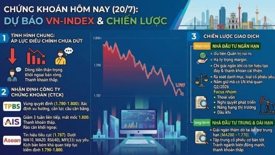 Biểu đồ VN-Index cho thấy xu hướng giảm sâu của thị trường chứng khoán, phản ánh động lực 'lao dốc' gần đây.