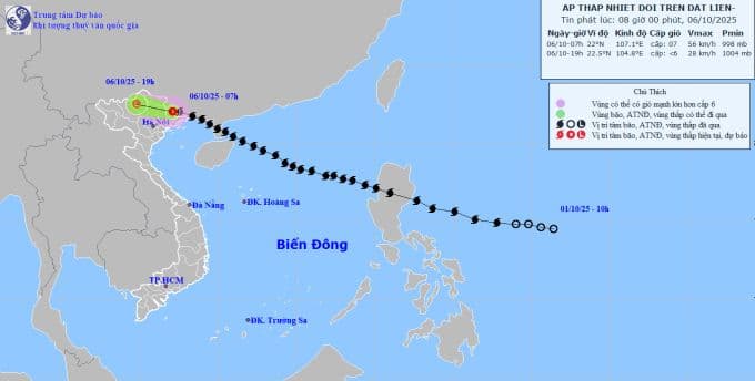 Bản đồ đường đi thực tế của bão Matmo cho thấy cơn bão đã chuyển hướng vào Trung Quốc, tránh đổ bộ trực tiếp vào Việt Nam.