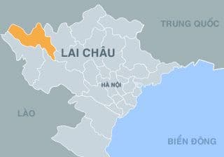 Bản đồ tỉnh Lai Châu, minh họa cho các vùng nông thôn nơi người dân còn gặp khó khăn trong tiếp cận công nghệ số và VNeID.