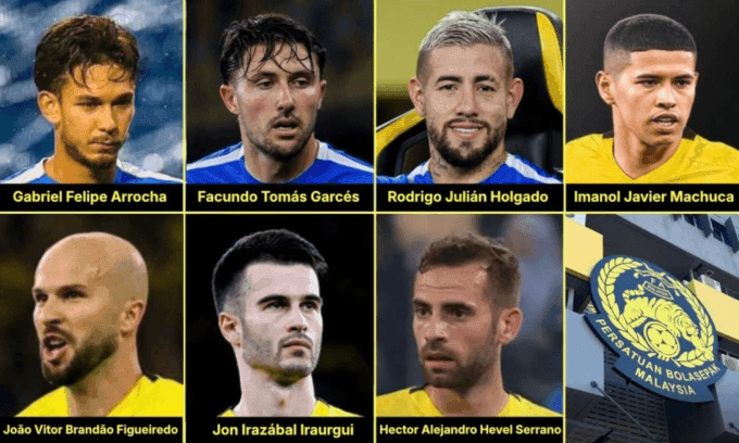 Bảy cầu thủ nhập tịch Malaysia bị FIFA cấm thi đấu 1 năm vì sử dụng tài liệu giả mạo.