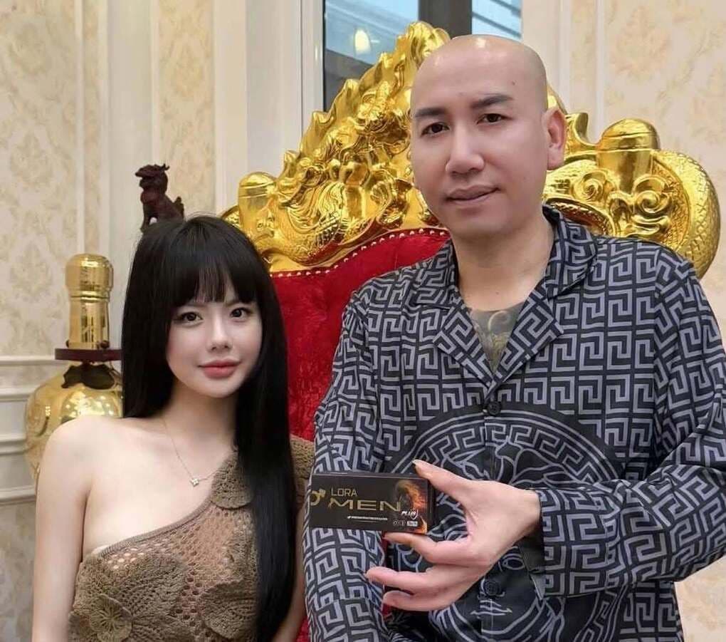 Cô giáo Hương Loramen và chồng quảng cáo sản phẩm Loramen, biểu tượng của việc lạm dụng danh xưng trên không gian số.