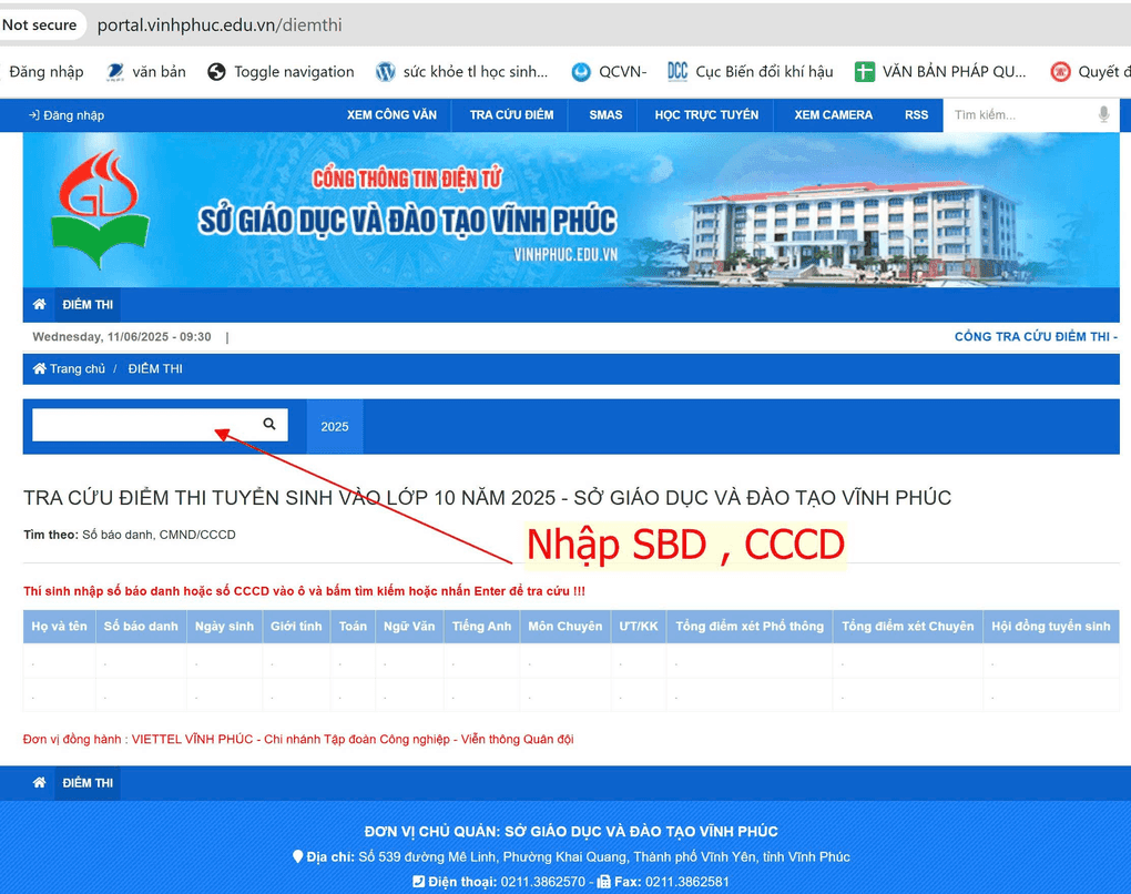 Đã có điểm thi lớp 10 Vĩnh Phúc năm 2025, hướng dẫn tra cứu - 1