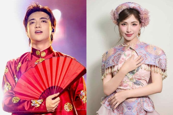 Ca sĩ Soobin và Hòa Minzy biểu diễn trong các chương trình âm nhạc nghệ thuật của VTV3, lan tỏa tinh thần yêu nước.