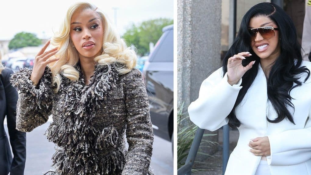 Cardi B xuất hiện tại tòa với phong cách thời trang và kiểu tóc đa dạng, thể hiện cá tính mạnh mẽ