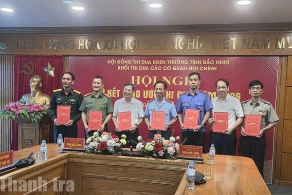 Các cơ quan nội chính ký kết giao ước thi đua, hướng tới xây dựng một hệ thống quản trị vững mạnh và liêm chính