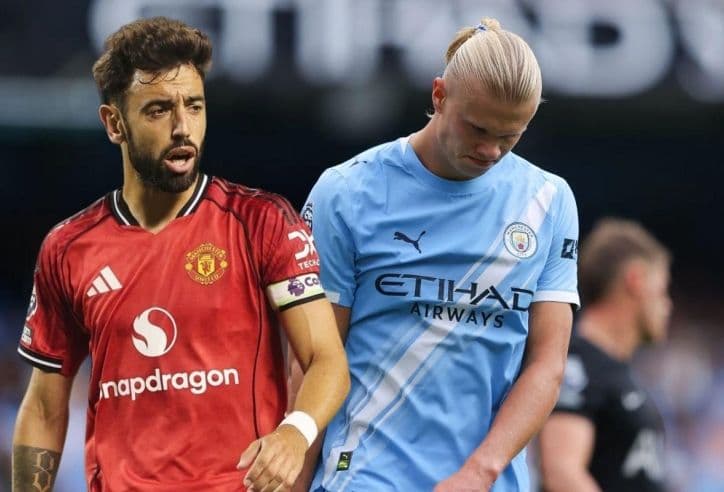 Các cầu thủ Bruno Fernandes và Erling Haaland thể hiện sự căng thẳng, phản ánh áp lực lịch thi đấu dày đặc ảnh hưởng đến tương lai Cúp Liên Đoàn.