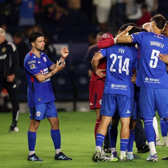 Các cầu thủ Cruz Azul sau trận đấu tại Leagues Cup
