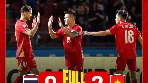 Các cầu thủ đội tuyển Việt Nam ăn mừng bàn thắng trong trận đấu tại ASEAN Cup 2026.