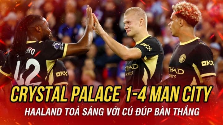 Các cầu thủ Man City ăn mừng chiến thắng, thể hiện niềm vui và kịch tính của những câu chuyện vận mệnh được viết nên ở Ngoại hạng Anh.