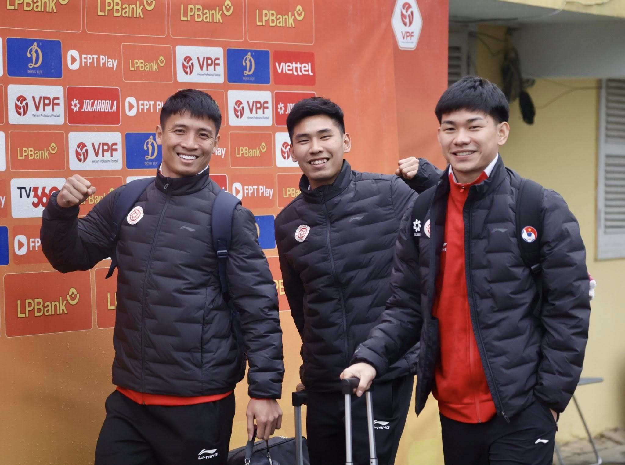 Các cầu thủ Thể Công Viettel tự tin trước trận đấu quan trọng, hướng tới mục tiêu vô địch.