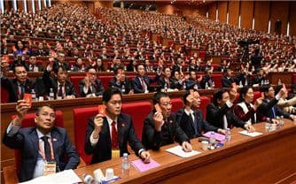 Các đại biểu tham dự Đại hội đại biểu toàn quốc lần thứ XIV của Đảng, nơi hoạch định các quyết sách lớn cho đất nước.