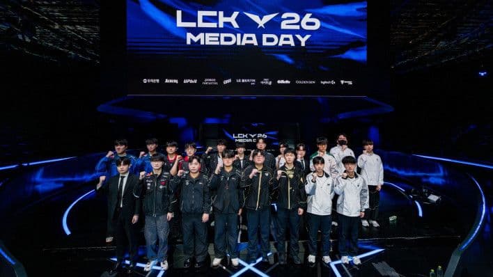 Các đội tuyển LCK tham dự LCK 2026 Media Day, chuẩn bị cho mùa giải mới
