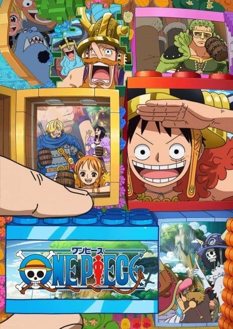 Các nhân vật One Piece được tái hiện theo phong cách Lego, minh họa khả năng đổi mới và thích ứng trên nhiều nền tảng giải trí.