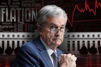 Chủ tịch Cục Dự trữ Liên bang Mỹ (Fed) Jerome Powell, đại diện cho các chính sách tiền tệ có thể ảnh hưởng đến giá vàng và rủi ro đầu tư.