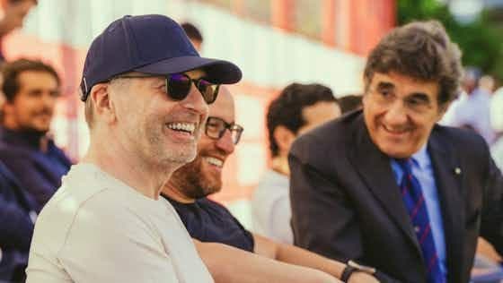 Chủ tịch Dmitry Rybolovlev của AS Monaco theo dõi trận đấu giao hữu.