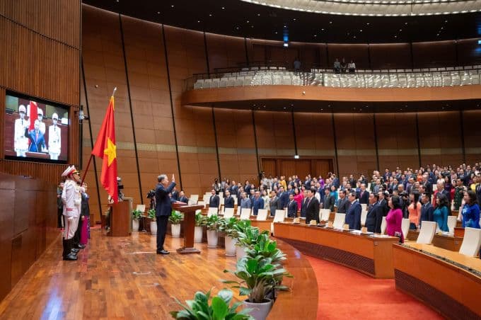 Chủ tịch nước Tô Lâm tuyên thệ nhậm chức trước Quốc hội, đại diện cho khát vọng dân tộc.