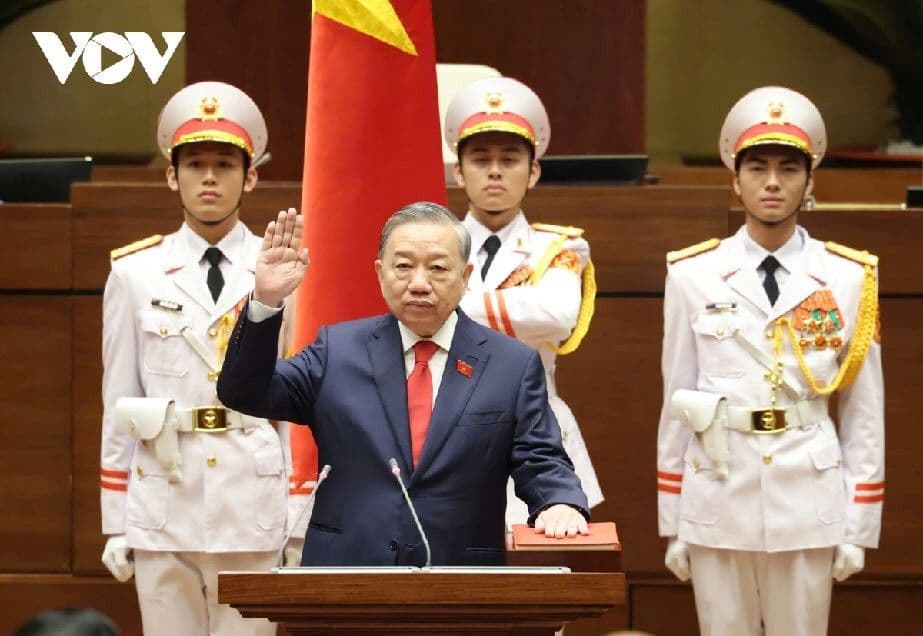 Chủ tịch nước Tô Lâm tuyên thệ nhậm chức trước Quốc hội Việt Nam