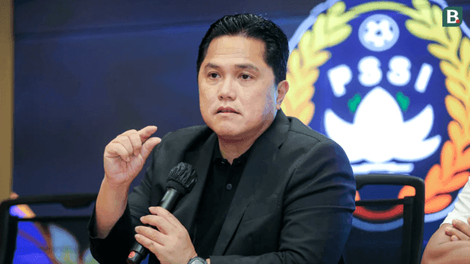 Chủ tịch PSSI Erick Thohir phát biểu về tham vọng vô địch của U23 Indonesia.