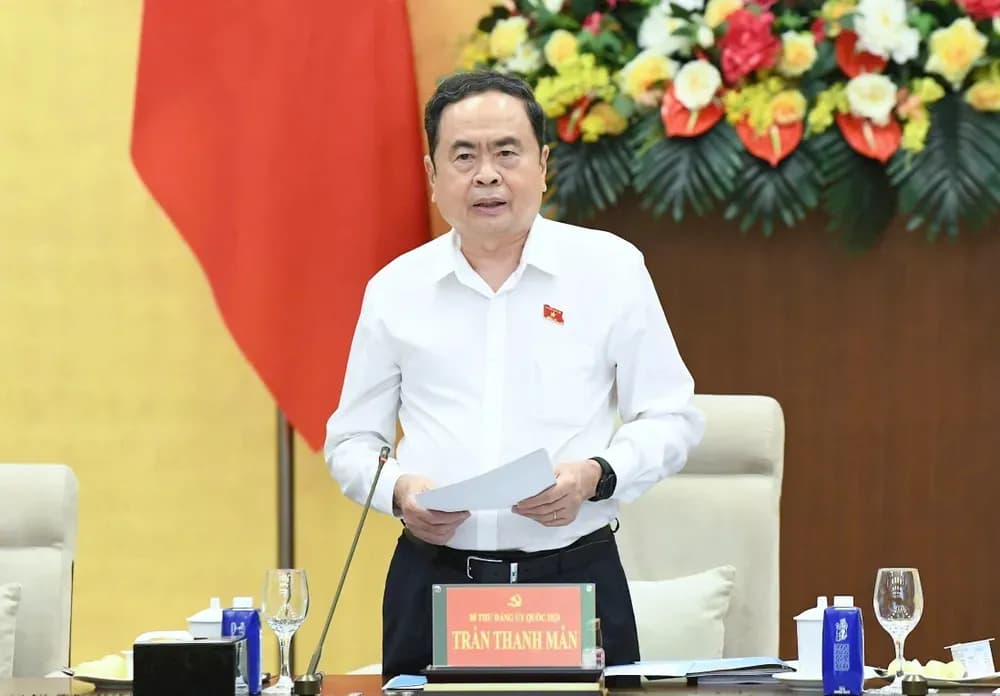 Chủ tịch Quốc hội Trần Thanh Mẫn phát biểu về chính sách cải cách tiền lương công chức.