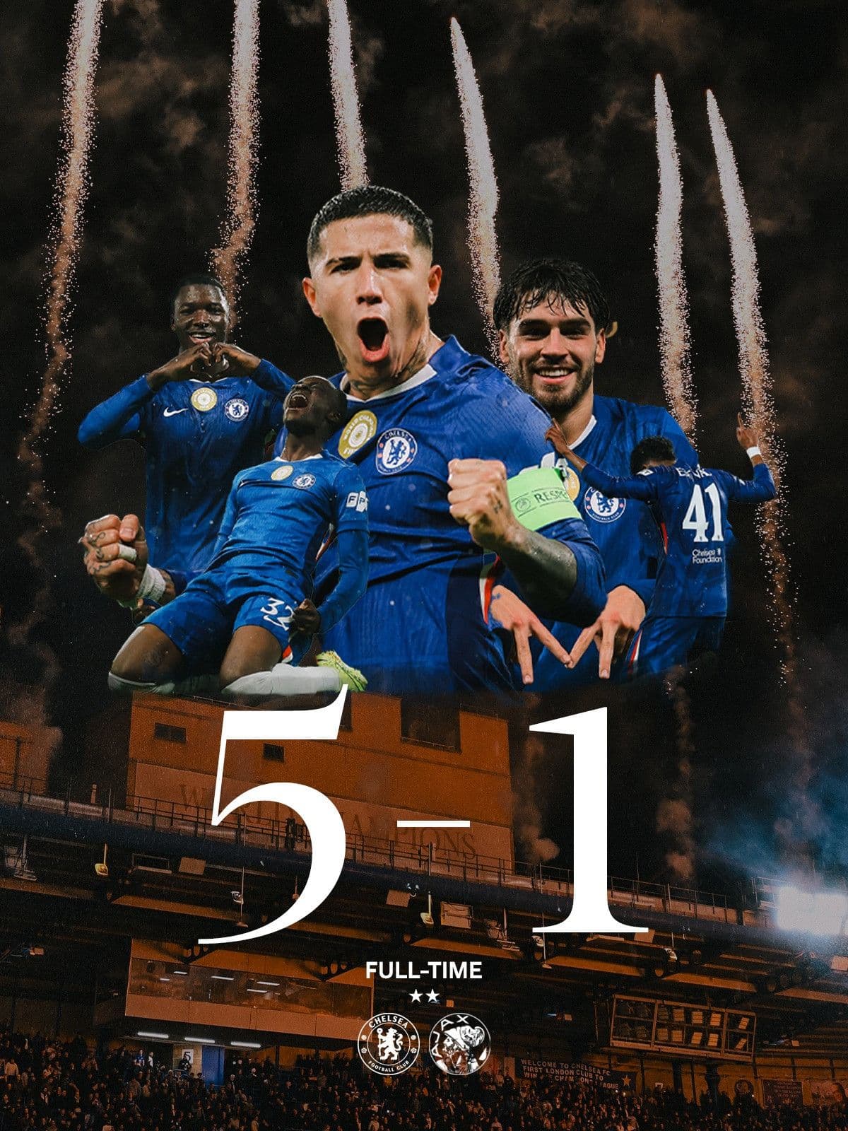 Chelsea đại thắng Ajax 5-1 tại Champions League, mở ra kỷ nguyên mới với sức trẻ.