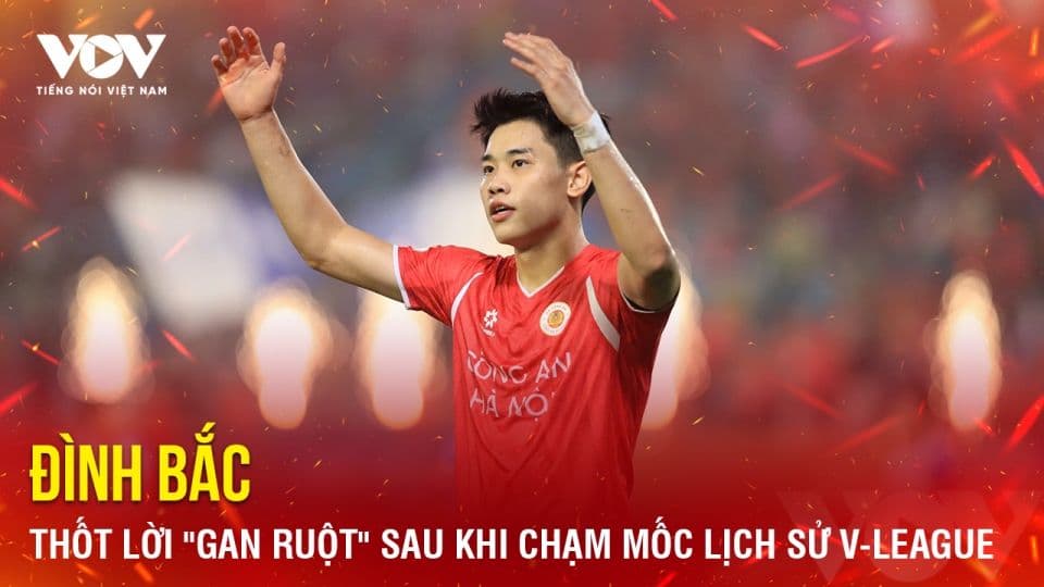 Chân dung cầu thủ Nguyễn Đình Bắc, biểu tượng của tài năng trẻ và tiềm năng thương hiệu trong bóng đá Việt Nam.