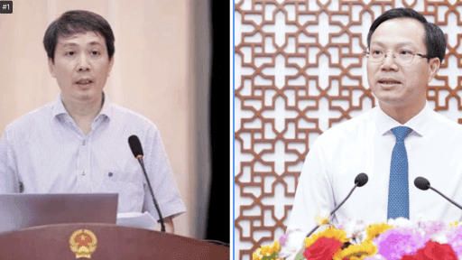 Chân dung hai quan chức nhà nước, tượng trưng cho những người có trách nhiệm giải trình và kiến tạo giá trị trong khu vực công.