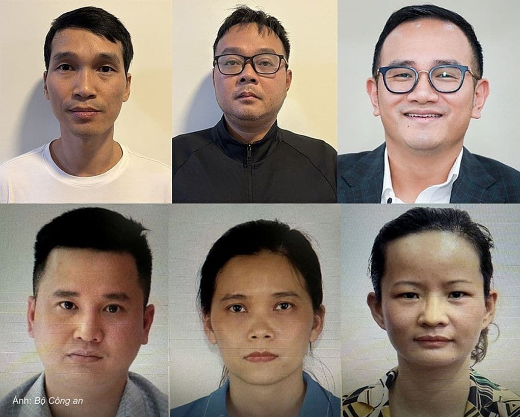 Chân dung một số lãnh đạo cấp cao của Hóa chất Đức Giang bị khởi tố liên quan đến các cáo buộc vi phạm pháp luật.