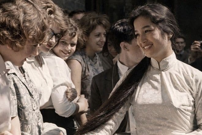 Chân dung Nghệ sĩ Nhân dân Trà Giang, một di sản sống của nền văn hóa Việt Nam.