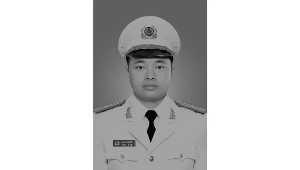 Chân dung Thiếu tá Hà Văn Minh, người chiến sĩ cảnh sát giao thông hy sinh khi làm nhiệm vụ tại Lai Châu.