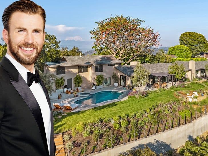 Chris Evans và biệt thự Hollywood Hills anh rao bán để chuyển về miền Đông.