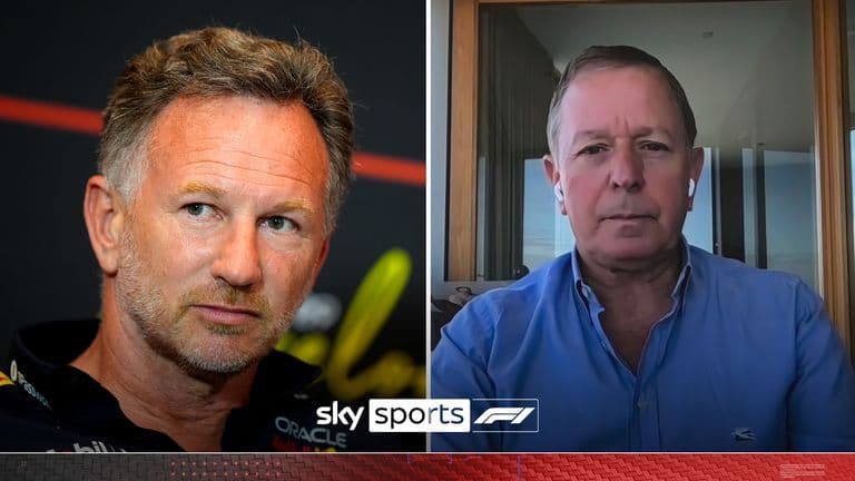 Christian Horner và chuyên gia Martin Brundle thảo luận về tình hình Red Bull Racing