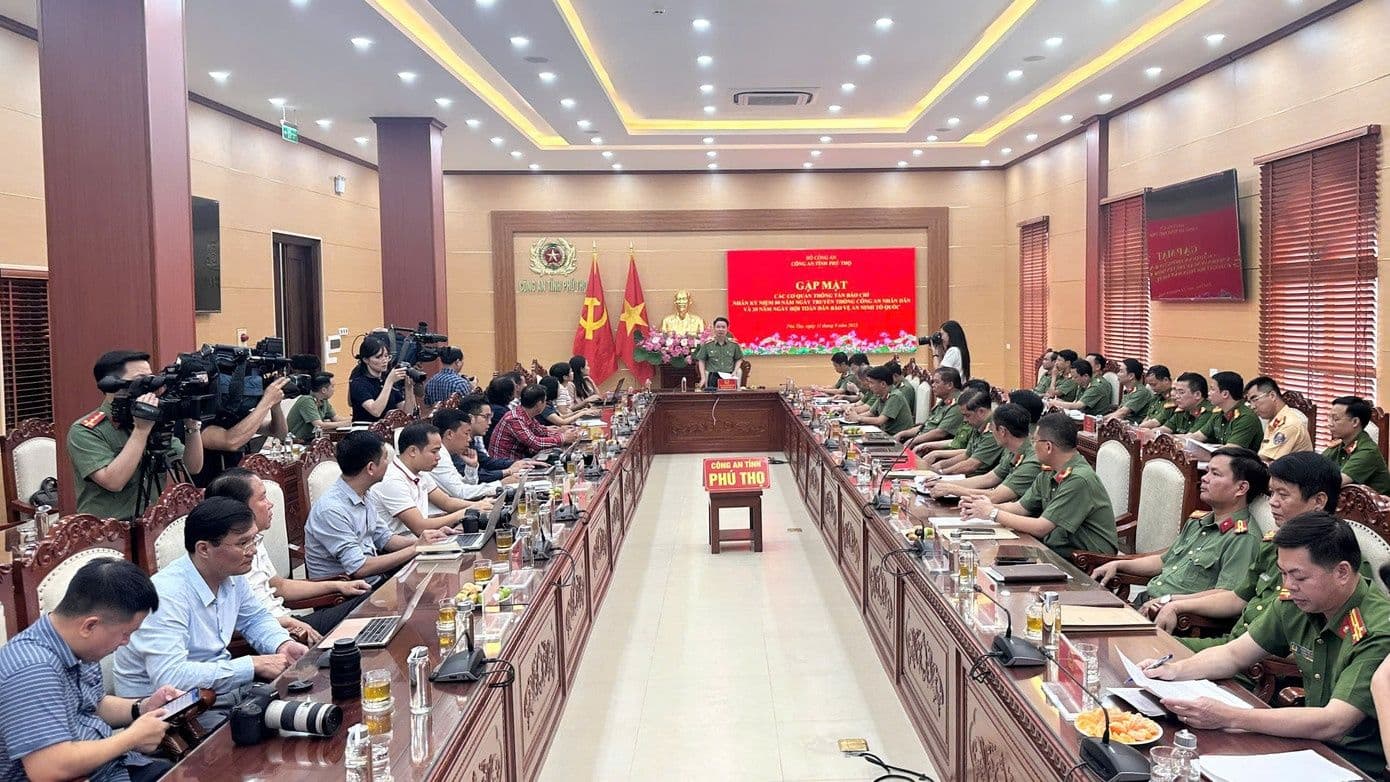 Công an tỉnh Phú Thọ họp báo về vụ án lừa đảo tiền ảo FMCPAY