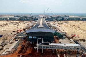 Công trường xây dựng sân bay quốc tế Long Thành quy mô lớn, thể hiện cam kết quy hoạch thông minh và phát triển bền vững
