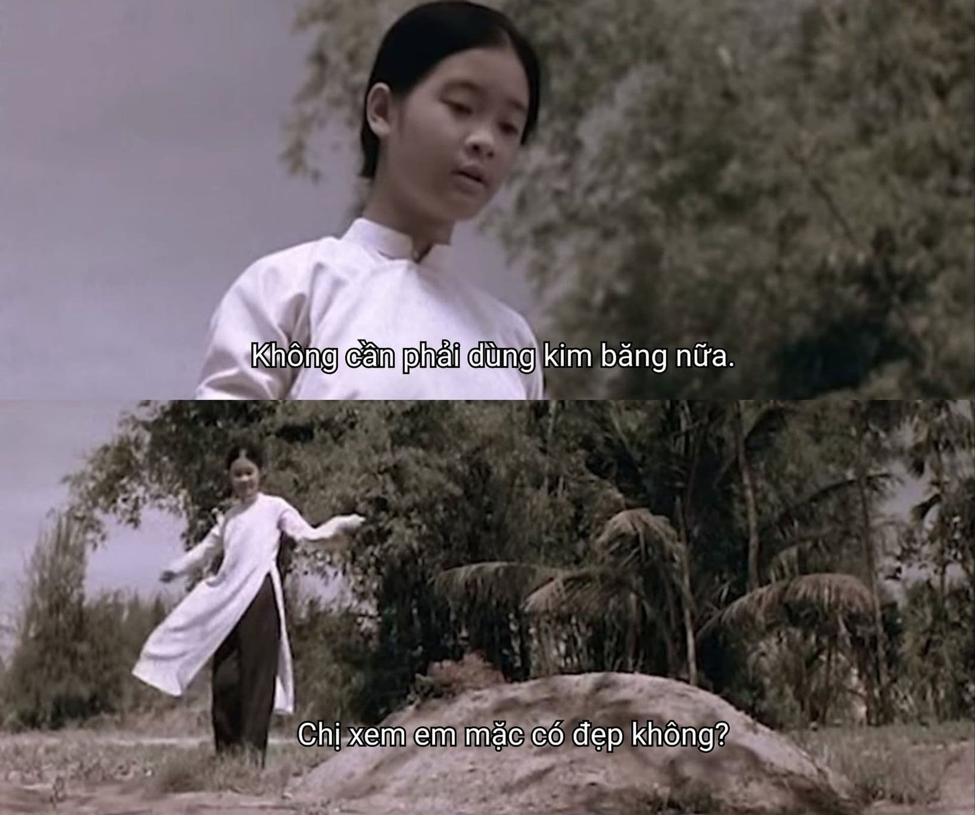 Cảnh diễn viên Trần Thiên Tú trong vai bé Ngô của phim 'Áo lụa Hà Đông', minh họa sự hóa thân sâu sắc vào nhân vật.