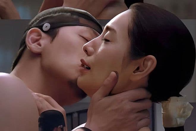 Cảnh hôn gây tranh cãi của Nana trong phim 19+ "The Scandal".