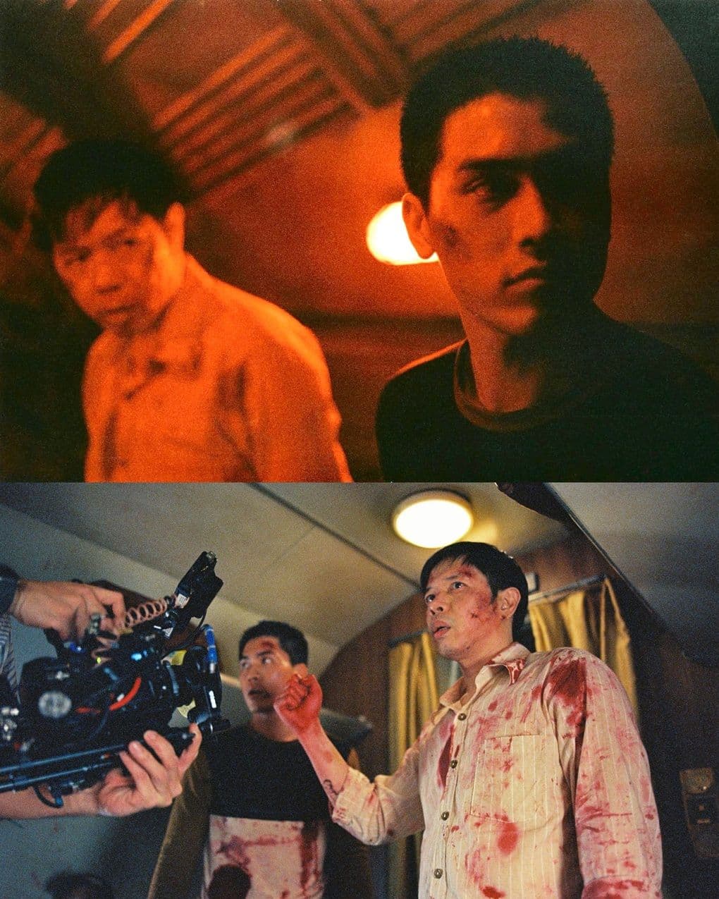 Cảnh hậu trường quay phim 'Tử Chiến Trên Không' với diễn viên Thái Hòa và ê-kíp thể hiện sự dấn thân cho các cảnh hành động chân thực