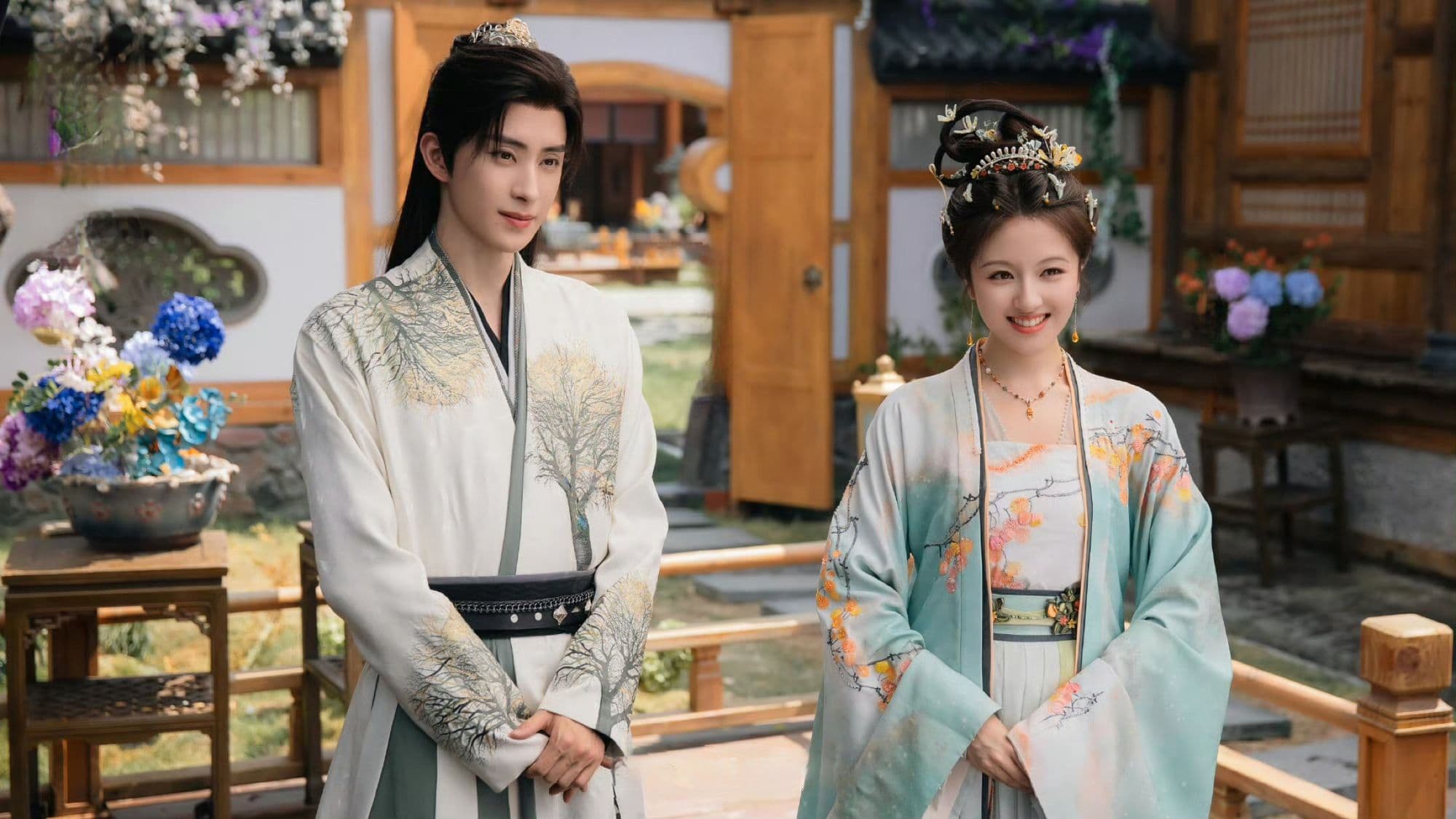 Cặp đôi chính Lý Lan Địch và Ngao Thụy Bằng trong phim Triều Tuyết Lục, biểu tượng của thành công không cần sao hạng A.