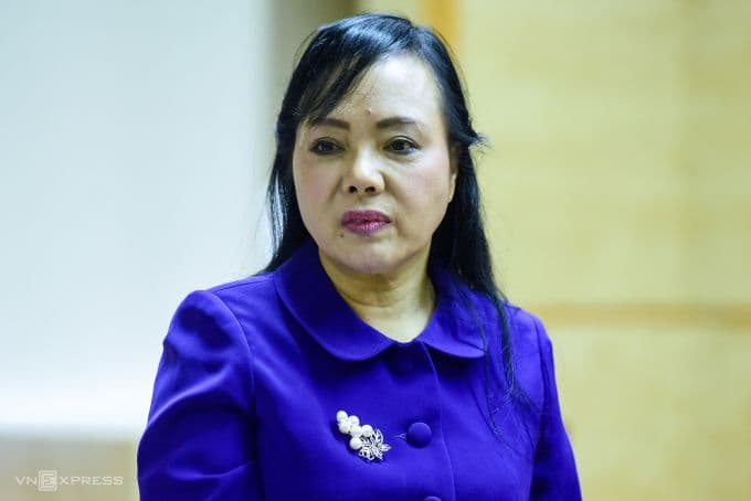 Cựu Bộ trưởng Bộ Y tế Nguyễn Thị Kim Tiến trong một sự kiện công khai.