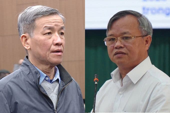 Cựu Chủ tịch UBND tỉnh Đồng Nai Đinh Quốc Thái và Cao Tiến Dũng, những người liên quan đến vụ án sai phạm