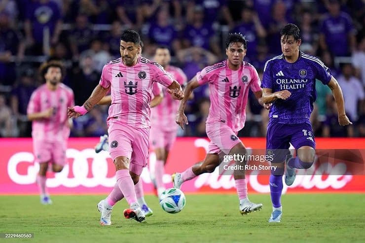 Cầu thủ Inter Miami trong trận thua Orlando City