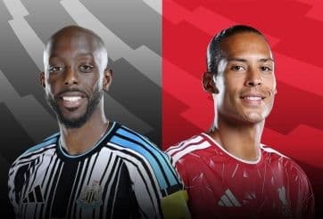Cầu thủ Newcastle ăn mừng bàn thắng vào lưới Liverpool, thể hiện quyết tâm và bản sắc mới.