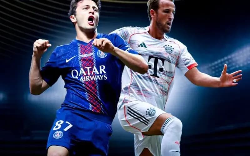 Cầu thủ PSG trong một pha bóng tấn công, thể hiện sức mạnh của đội